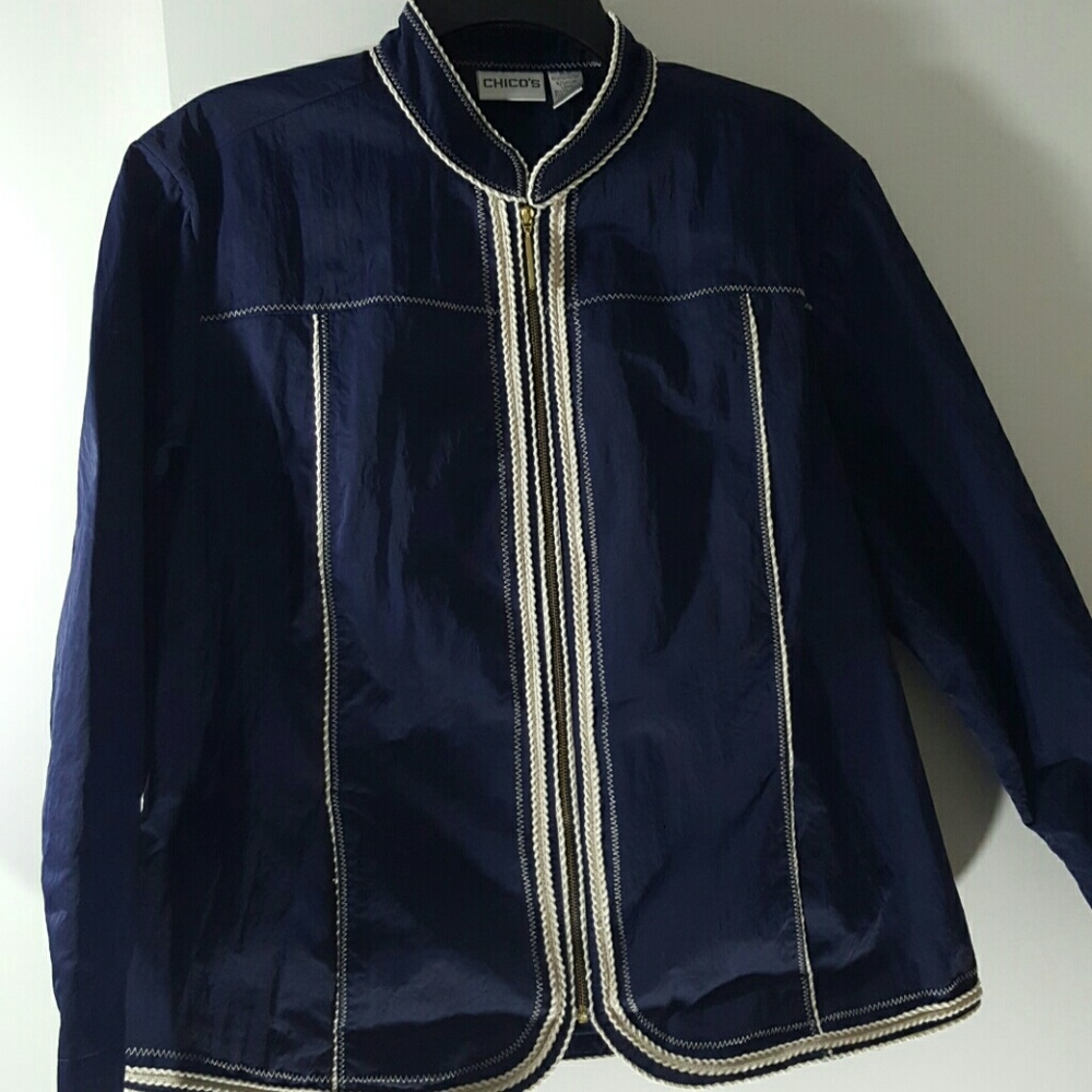 CHICO'S Navy blue jacket
